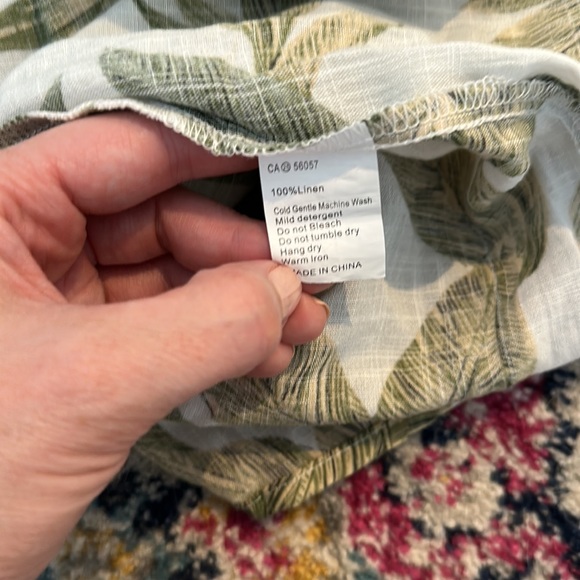 100% linen wrap skirt - Picture 4 of 4